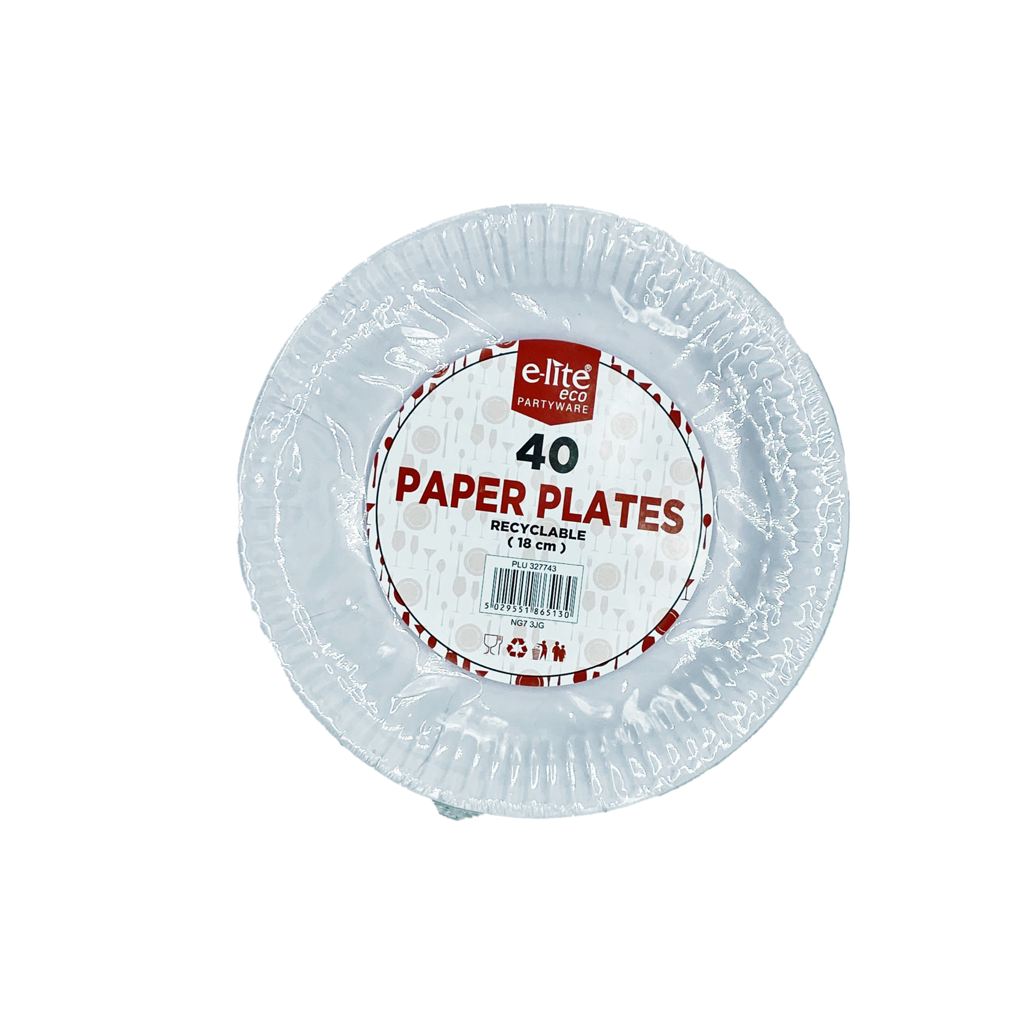 Elite eco partyware 23cm paper plates 30 ANA