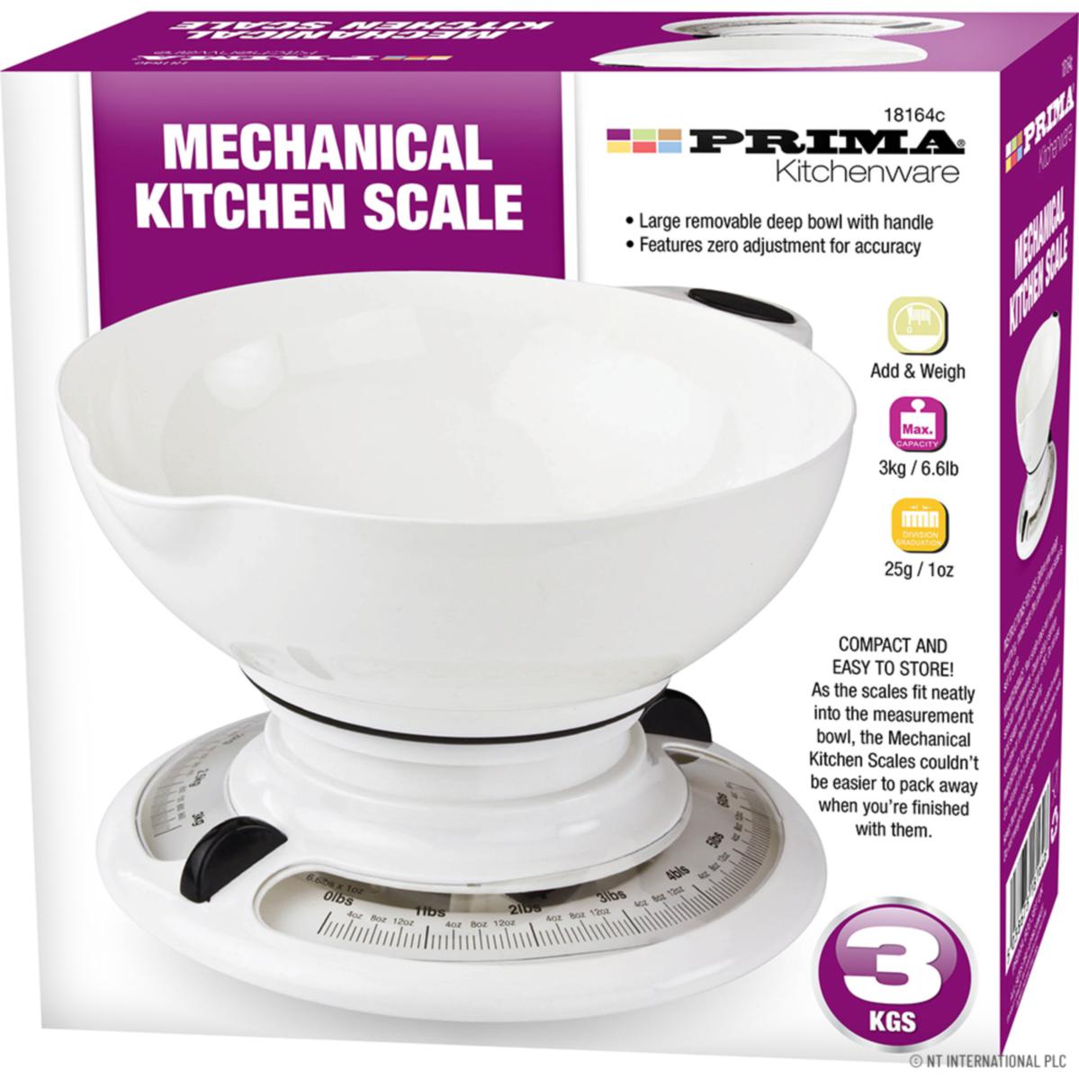 Prima kitchenware mechanical kitche scale 3kgs NZ