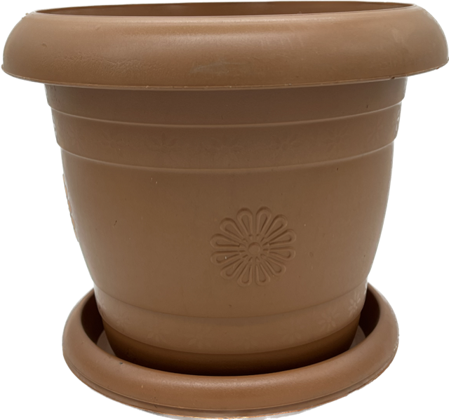 Turkish Plastic Flower Pot Saucers Grooved Base Indoor Outdoor (NO2) ANA